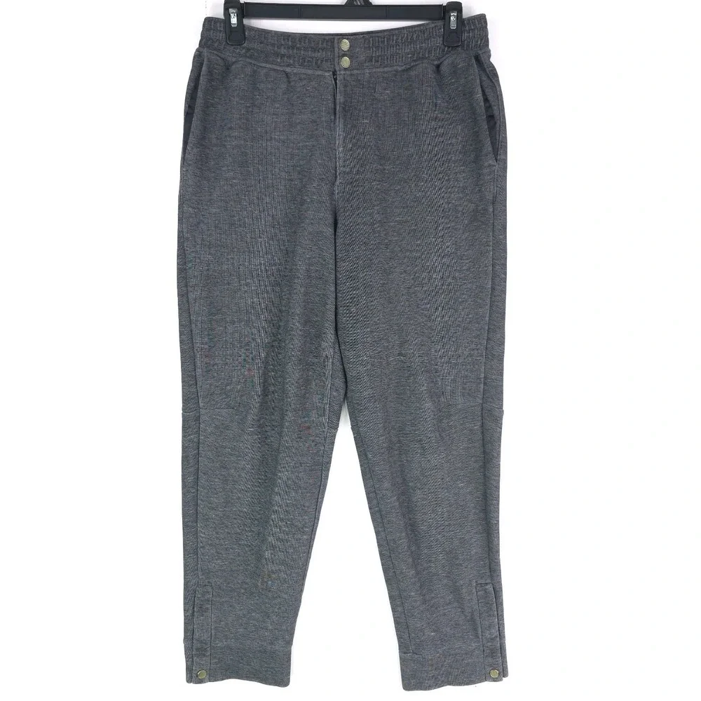 Nike Air Jordan Pants Men's Size Large Charcoal Gray‎ Snap Buttons 632074-032